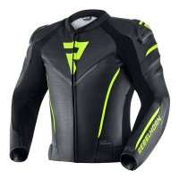Куртка Rebelhorn Fighter Black/Flo Yellow Leather