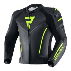 Куртка Rebelhorn Fighter Black/Flo Yellow Leather