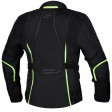 Куртка текстильная OZONE SAHARA LADY BLACK/FLUO YELLOW 