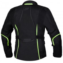 Куртка текстильная OZONE SAHARA LADY BLACK/FLUO YELLOW 