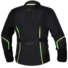 Куртка текстильная OZONE SAHARA LADY BLACK/FLUO YELLOW 