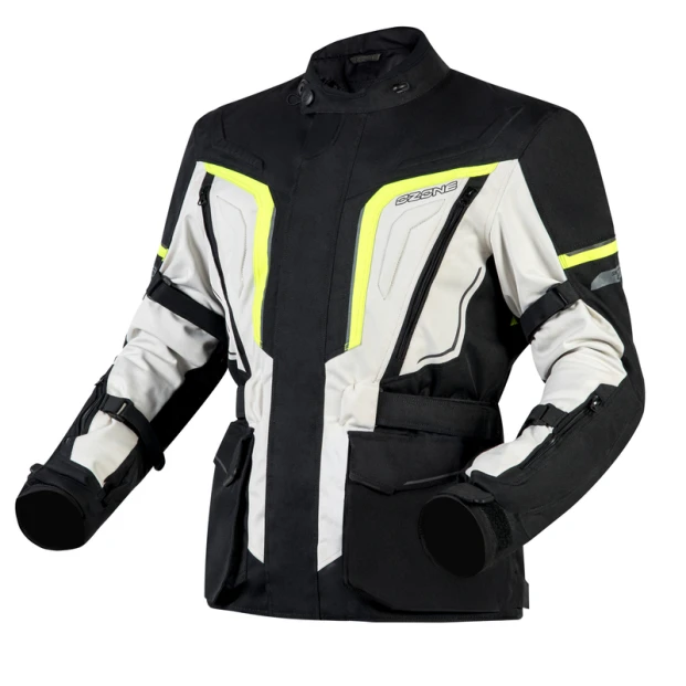 Куртка OZONE SAHARA BLACK/GREY/FLUO YELLOW