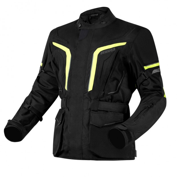 Куртка OZONE SAHARA BLACK/FLUO YELLOW