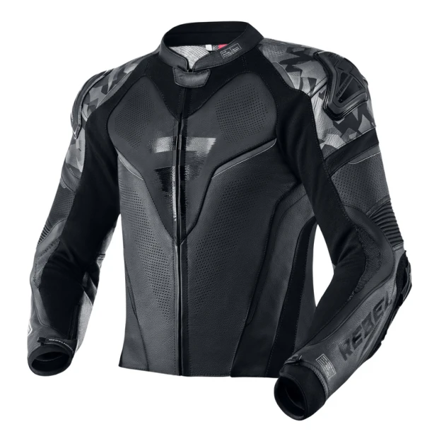 Куртка кожаная REBELHORN Rebel Black
