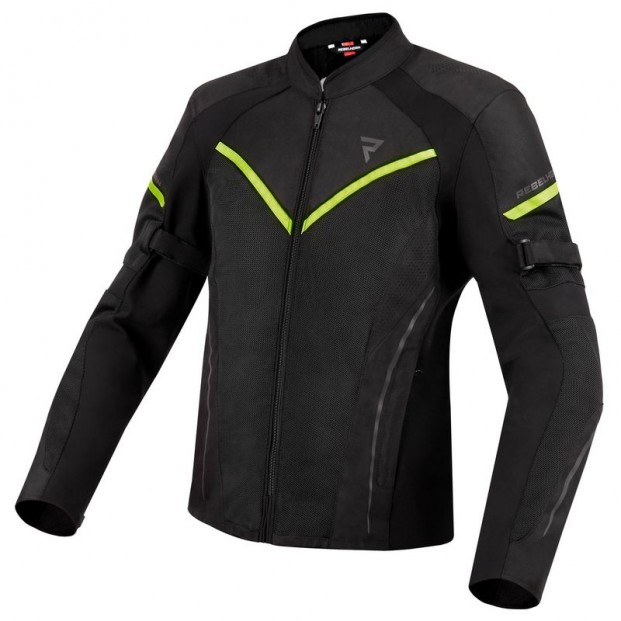 Куртка текстильная REBELHORN FLUX LADY BLACK/FLO YELLOW