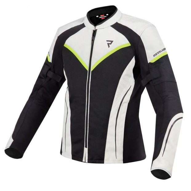 Куртка текстильная REBELHORN FLUX LADY BLACK/ICE/FLO YELLOW