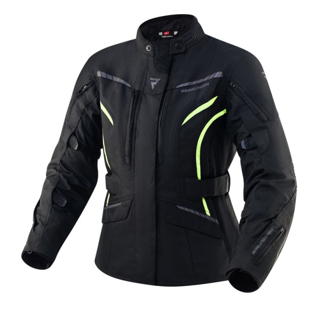 Куртка текстильная REBELHORN HIKER III LADY BLACK/FLO YELLOW