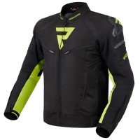 Куртка текстильная REBELHORN VANDAL BLACK/FLUO YELLOW