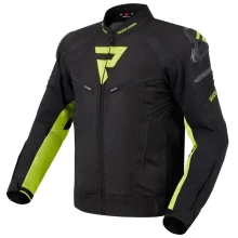 Куртка текстильная REBELHORN VANDAL BLACK/FLUO YELLOW