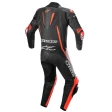 Куртка кожаная ALPINESTARS FUSION BLACK/FLUO RED