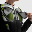Куртка текстильная REBELHORN BORG BLACK/DARK GREY/FLO YELLOW