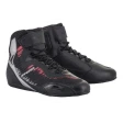 Ботинки ALPINESTARS LADY STELLA FASTER-3 RIDEKNIT BLACK/SILVER/DIVA PINK