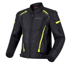 Куртка текстильная OZONE PULSE BLACK/FLUO YELLOW