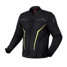 Куртка текстильная OZONE DELTA IV BLACK/FLUO YELLOW
