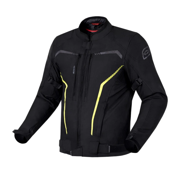 Куртка текстильная OZONE DELTA IV BLACK/FLUO YELLOW