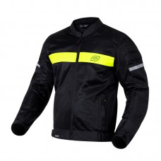 Куртка текстильная OZONE DART BLACK/FLUO YELLOW