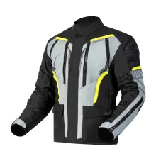 Куртка текстильная OZONE TOUR III BLACK/GREY/FLUO YELLOW
