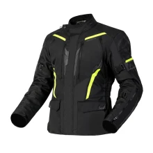 Куртка текстильная OZONE TOUR III BLACK/FLUO YELLOW