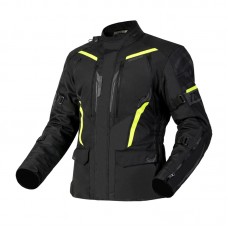 Куртка текстильная OZONE TOUR III BLACK/FLUO YELLOW