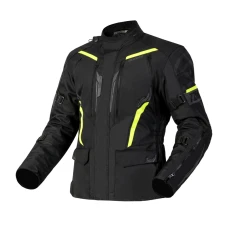 Куртка текстильная OZONE TOUR III BLACK/FLUO YELLOW