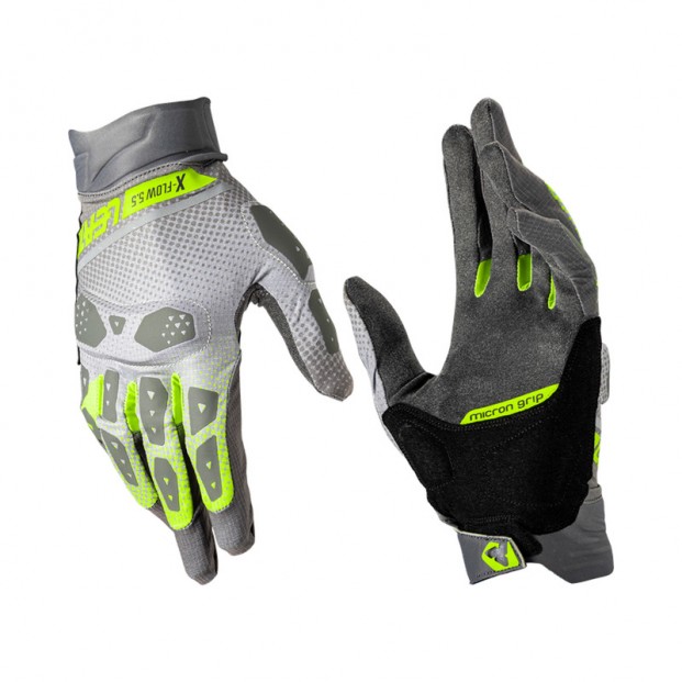 Перчатки LEATT ADV X-FLOW 5.5 HI-VIZ SHORT