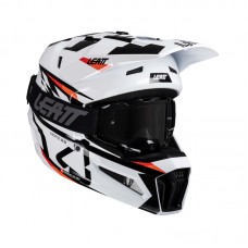Шлем с очками LEATT KIT MOTO 3.5 V25 WHITE