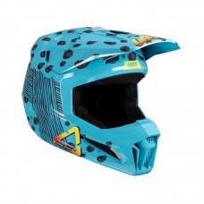 Шлем с очками LEATT JUNIOR KIT MOTO 3.5 V25 CHEETAH