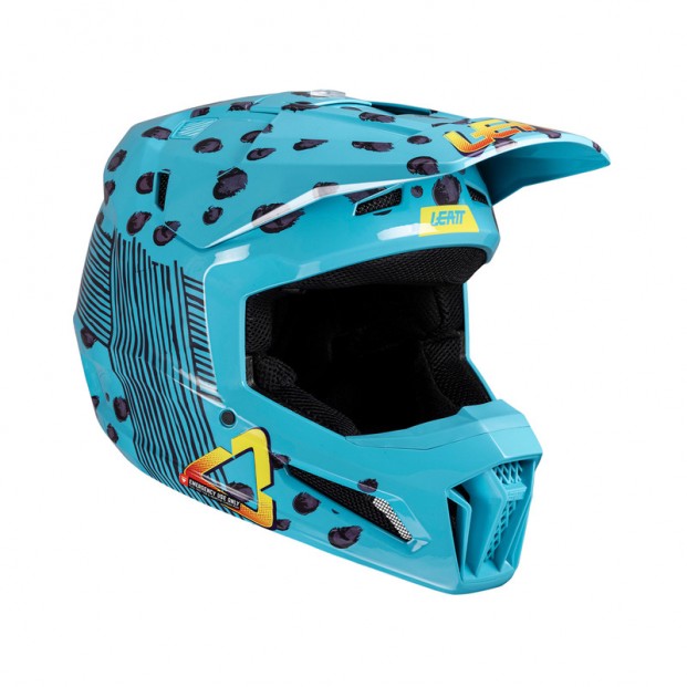 Шлем с очками LEATT JUNIOR KIT MOTO 3.5 V25 CHEETAH