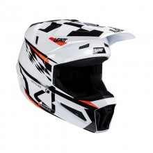 Шлем с очками LEATT JUNIOR KIT MOTO 3.5 V25 WHITE
