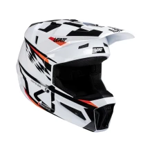 Шлем с очками LEATT JUNIOR KIT MOTO 3.5 V25 WHITE