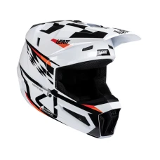 Шлем с очками LEATT JUNIOR KIT MOTO 3.5 V25 WHITE