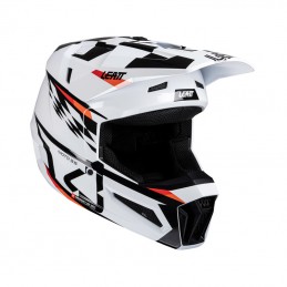 Шлем с очками LEATT JUNIOR KIT MOTO 3.5 V25 WHITE