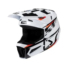 Шлем с очками LEATT JUNIOR KIT MOTO 3.5 V25 WHITE