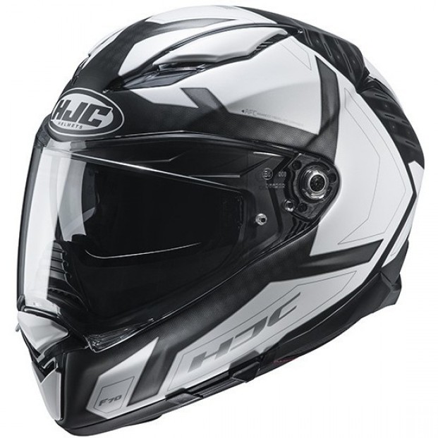 Шлем HJC F70 DEVER BLACK/WHITE