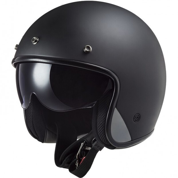 Шлем LS2 OF601 BOB II SOLID MATT BLACK-06