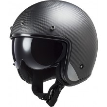 Шлем LS2 OF601 BOB SOLID MATTE CARBON-013