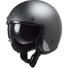 Шлем LS2 OF601 BOB SOLID MATTE CARBON-013