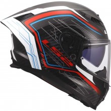 Шлем LS2 FF807 DRAGON SUBIC WHITE BLUE RED