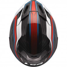 Шлем LS2 FF807 DRAGON SUBIC WHITE BLUE RED