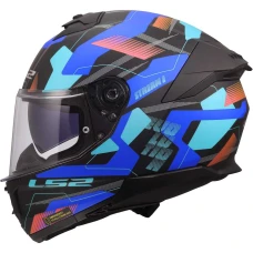 Шлем LS2 FF808 STREAM II MIKA BLACK BLUE-06