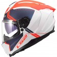 Шлем LS2 FF817 CHALLENGER II TITAN WHITE BLUE RED
