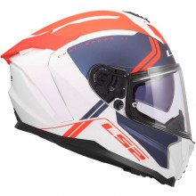Шлем LS2 FF817 CHALLENGER II TITAN WHITE BLUE RED