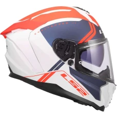 Шлем LS2 FF817 CHALLENGER II TITAN WHITE BLUE RED