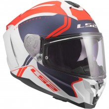 Шлем LS2 FF817 CHALLENGER II TITAN WHITE BLUE RED