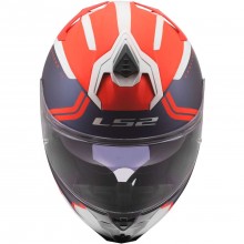 Шлем LS2 FF817 CHALLENGER II TITAN WHITE BLUE RED