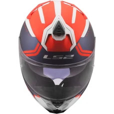 Шлем LS2 FF817 CHALLENGER II TITAN WHITE BLUE RED