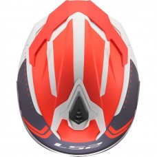 Шлем LS2 FF817 CHALLENGER II TITAN WHITE BLUE RED