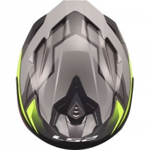 Шлем LS2 FF817 CHALLENGER II VIPER GREY H-V YELLOW