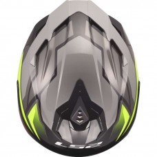 Шлем LS2 FF817 CHALLENGER II VIPER GREY H-V YELLOW