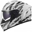 Шлем LS2 FF818 STORM III KAOS WHITE GREY